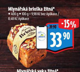 MLYNÁŘSKÁ BRIOŠKA ŽITNÁ