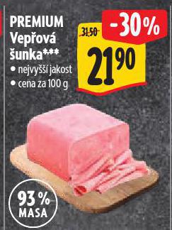 PREMIUM VEPŘOVÁ ŠUNKA