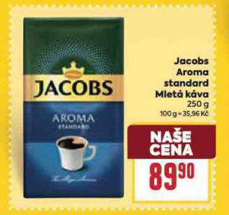 JACOBS AROMA STANDARD MLETÁ KÁVA