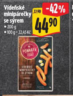 VÍDEŇSKÉ MINIPÁREČKY SE SÝREM