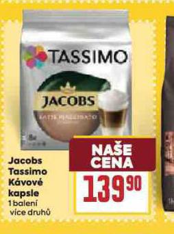 JACOBS TASSIMO KÁVOVÉ KAPSLE