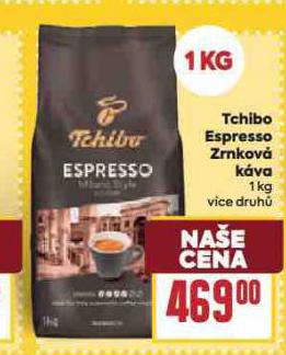 TCHIBO ESPRESSO ZRNKOVÁ KÁVA