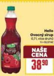HELLO OVOCNÝ SIRUP