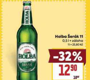 PIVO HOLBA ŠERÁK 11