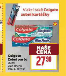 COLGATE ZUBNÍ PASTA