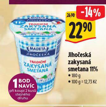 JIHOČESKÁ ZAKYSANÁ SMETANA