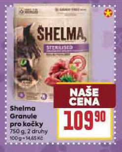 SHELMA GRANULE PRO KOČKY