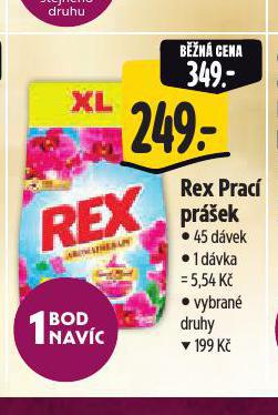 REX PRACÍ PRÁŠEK