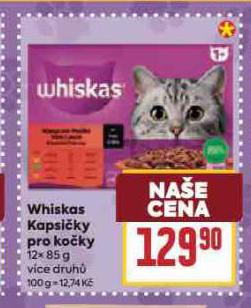 WHISKAS KAPSIČKY PRO KOČKY