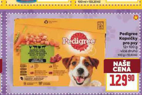 PEDIGREE KAPSIČKY PRO PSY