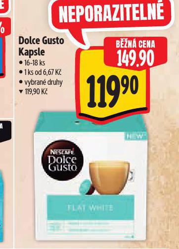 KÁVOVÉ KAPSLE DOLCE GUSTO