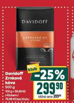 DAVIDOFF ZRNKOVÁ KÁVA