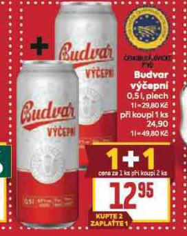 BUDVAR VÝČEPNÍ
