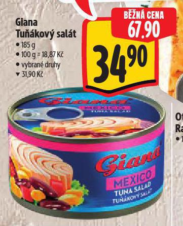 GIANA TUŇÁKOVÝ SALÁT