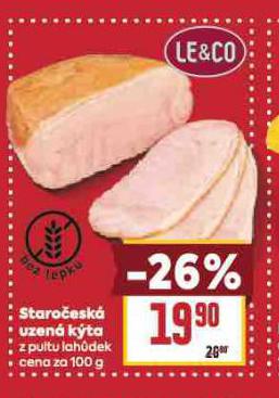 STAROČESKÁ UZENÁ KÝTA