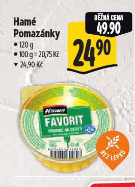 HAMÉ POMAZÁNKY