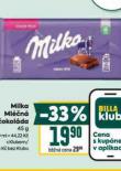 MILKA MLÉČNÁ ČOKOLÁDA