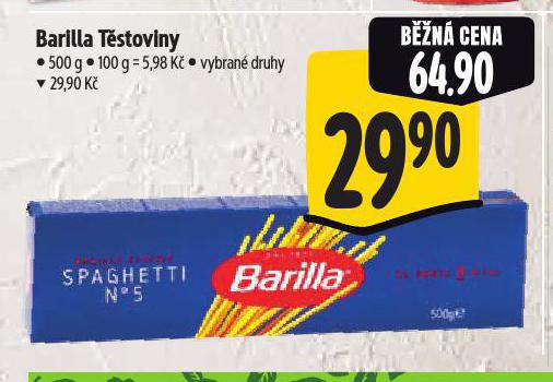 BARILLA TĚSTOVINY