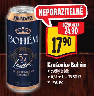 PIVO KRUŠOVICE BOHÉM