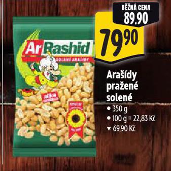 ARAŠÍDY PRAŽENÉ SOLENÉ