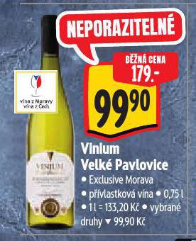 VINIUM VELKÉ PAVLOVICE