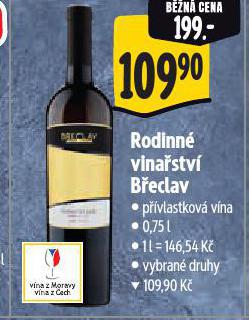 RODINNÉ VINAŘSTVÍ BŘECLAV