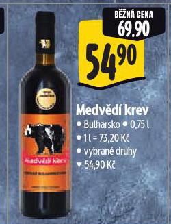 MEDVĚDÍ KREV