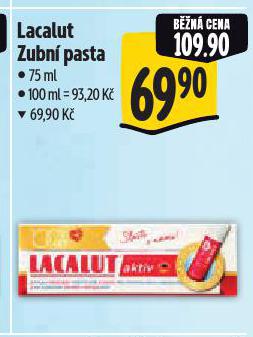 LACALUT ZUBNÍ PASTA
