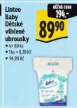 LINTEO BABY DĚTSKÉ VLHČENÉ UBROUSKY