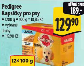 PEDIGREE KAPSIČKY PRO PSY