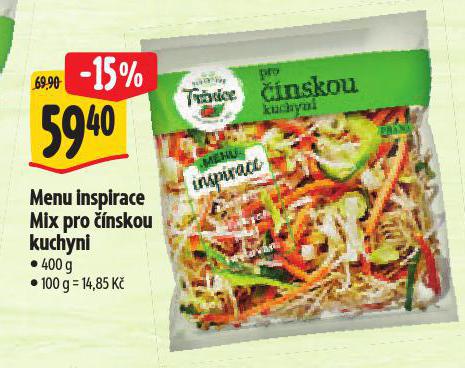 MENU INSPIRACE MIX PRO ČÍNSKOU KUCHYNI
