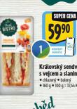 KRÁLOVSKÝ SENDVIČ S VEJCEM A SLANINOU