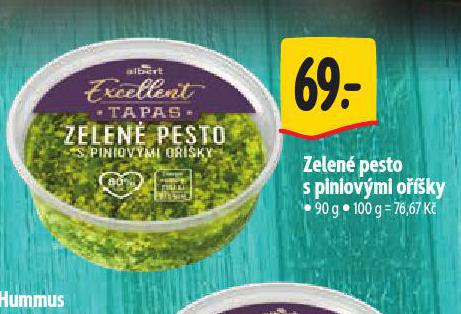 ZELENÉ PESTO S PINIOVÝMI OŘÍŠKY