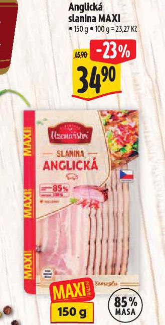 ANGLICKÁ SLANINA