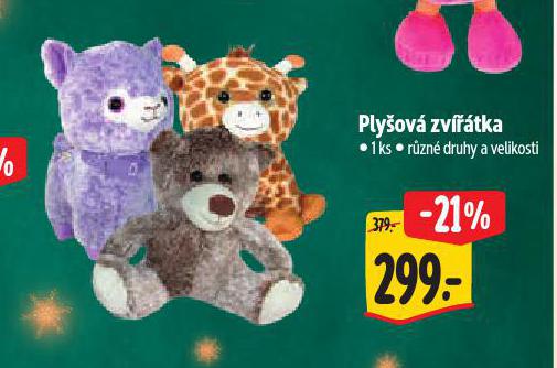 PLYŠOVÁ ZVÍŘÁTKA