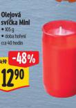 OLEJOVÁ SVÍČKA MINI