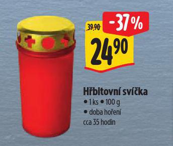 HŘBITOVNÍ SVÍČKA