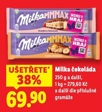 MILKA ČOKOLÁDA
