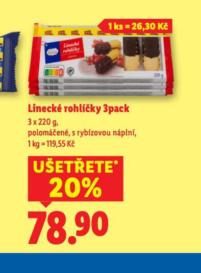 LINECKÉ ROHLÍČKY 3PACK