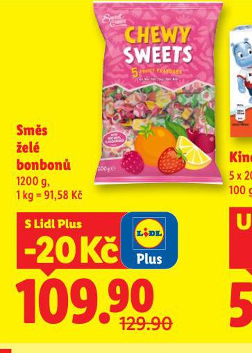 SMĚS ŽELÉ BONBONŮ