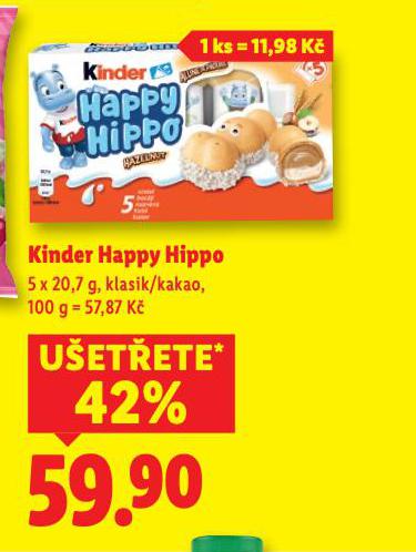 KINDER HAPPY HIPPO