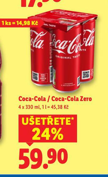 COCA COLA, COCA COLA ZERO