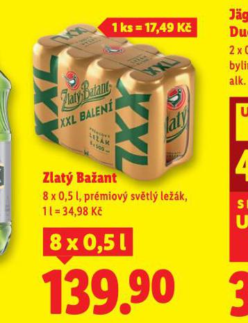 PIVO ZLATÝ BAŽANT