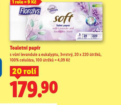 FLORALYS TOALETNÍ PAPÍR