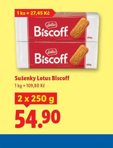SUŠENKY LOTUS BISCOFF