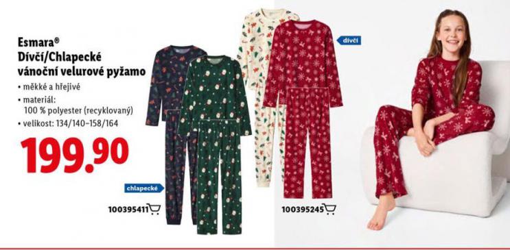 DĚTSKÉ VÁNOČNÍ PYŽAMO