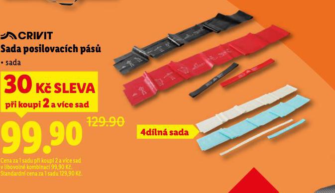 SADA POSILOVACÍCH PÁSŮ