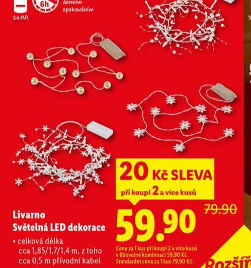 SVĚTELNÁ LED DEKORACE