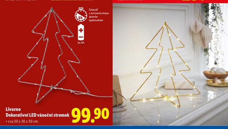 DEKORATIVNÍ LED VÁNOČNÍ STROMEK