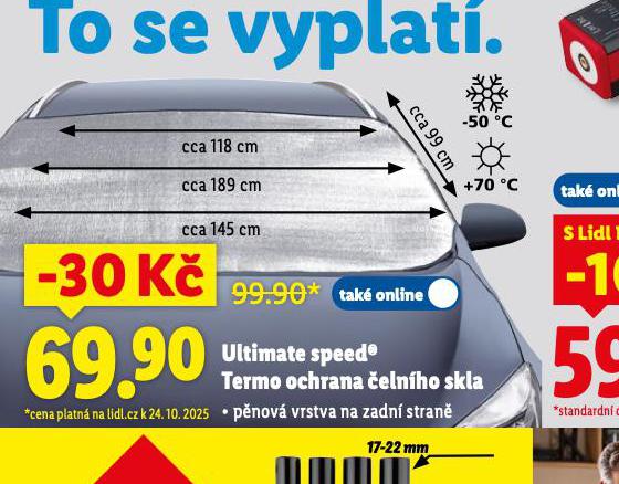 ULTIMATE SPEED TERMO OCHRANA ČELNÍHO SKLA
